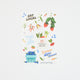 Sticker sheet with handmade-inspired produce illustrations – printed in the USA, featuring Craftspring’s felt ornament designs.