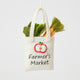 Mini felt market tote with vegetables – artisan wool ornament perfect for food lovers and garden-inspired gifting.