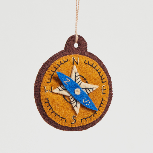 Find Your Way Compass Ornament