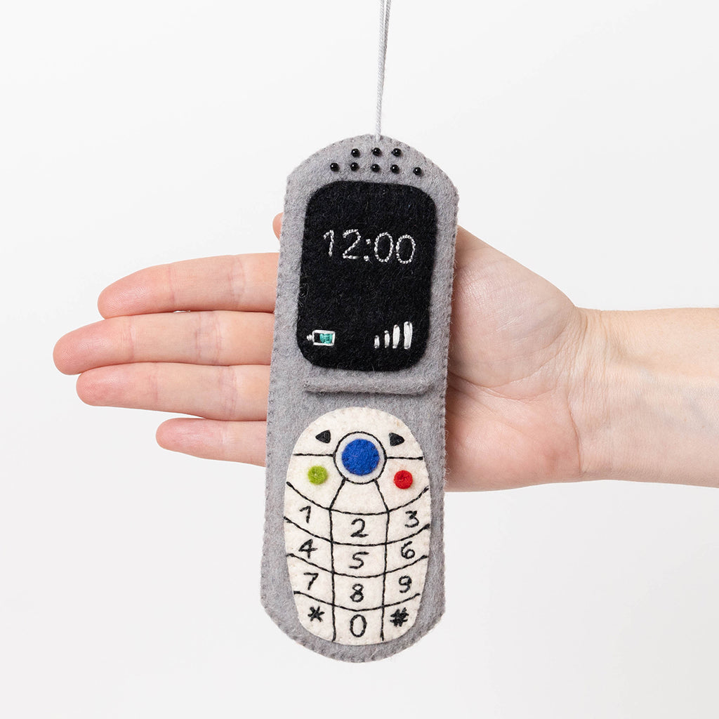 Flip Phone Ornament