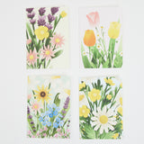 Floral Garden Assorted Greeting Cards - Set of 4