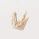 Floral Origami Crane Ornament