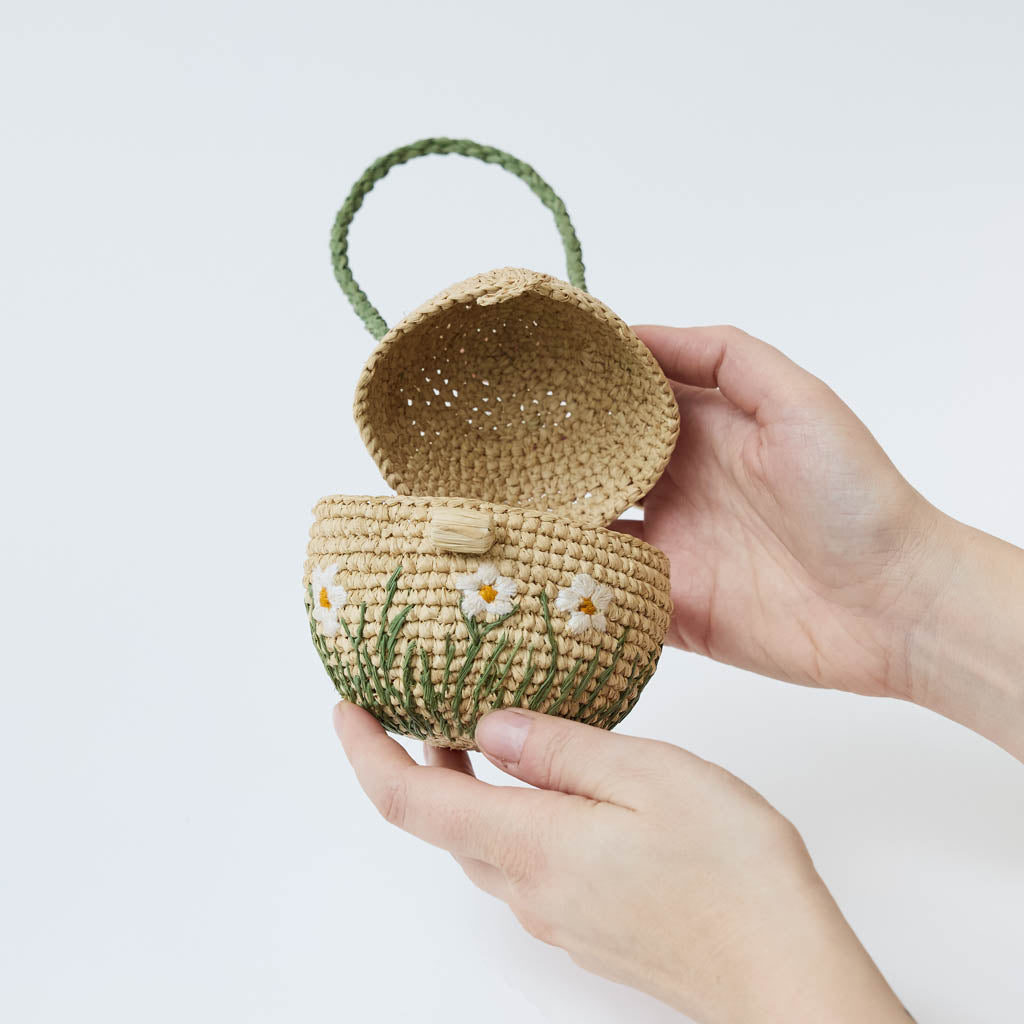 Flower Field Egg Basket