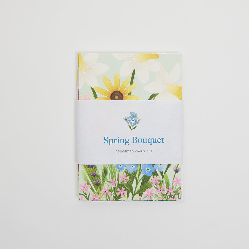 Floral Garden Assorted Greeting Cards - Set of 4