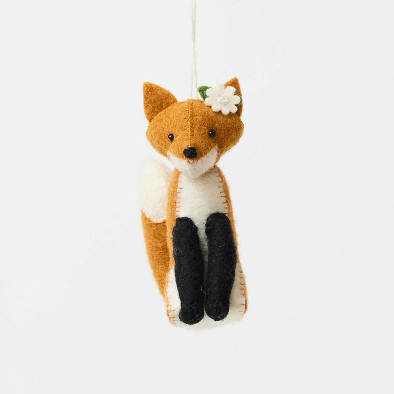 Fox Bride Ornament
