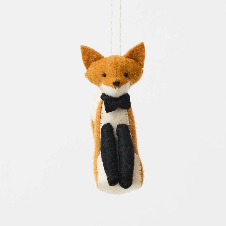 Fox Groom Ornament