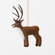 Soft, fuzzy, and full of woodland wonder, our Fuzzy Reindeer Ornament captures the quiet magic of the holiday season. With its beautiful tall antlers, sweet expression, and irresistibly fluffy coat, this darling little reindeer looks as though it has wandered straight out of an enchanted winter forest.
