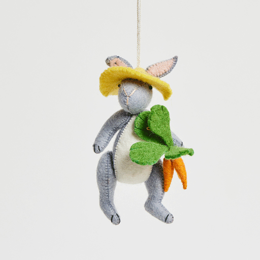 Bundle: Easter Bunny Ornaments - Set of 5
