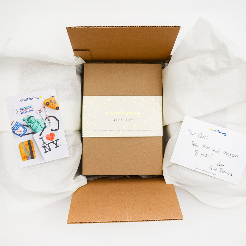 Handmade Nutcracker Ballet Gift Box Set - Light
