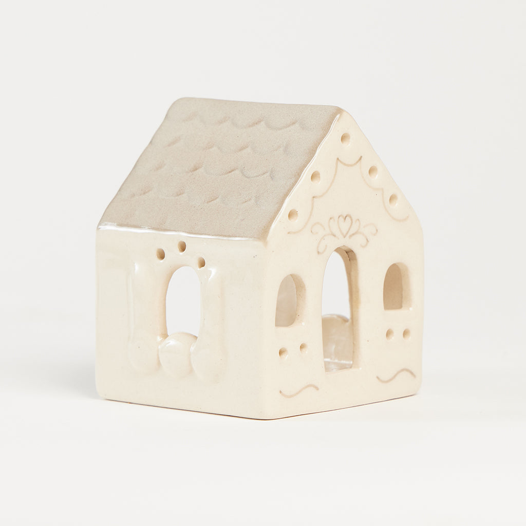 Gingerbread House Ceramic Tealight Holder