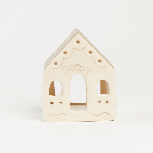 Gingerbread House Ceramic Tealight Holder