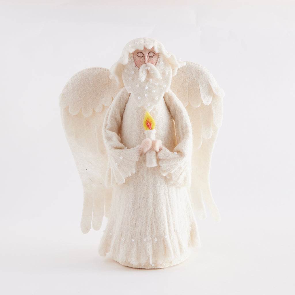 Grandfather Snow Angel Tree Topper
