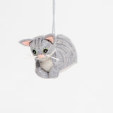 Gray Tabby Cat Ornament
