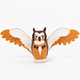Great Horned Owl Tree Topper