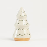 Green Painted Ceramic Christmas Tree