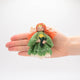Green Flower Bouquet Fairy Ornament