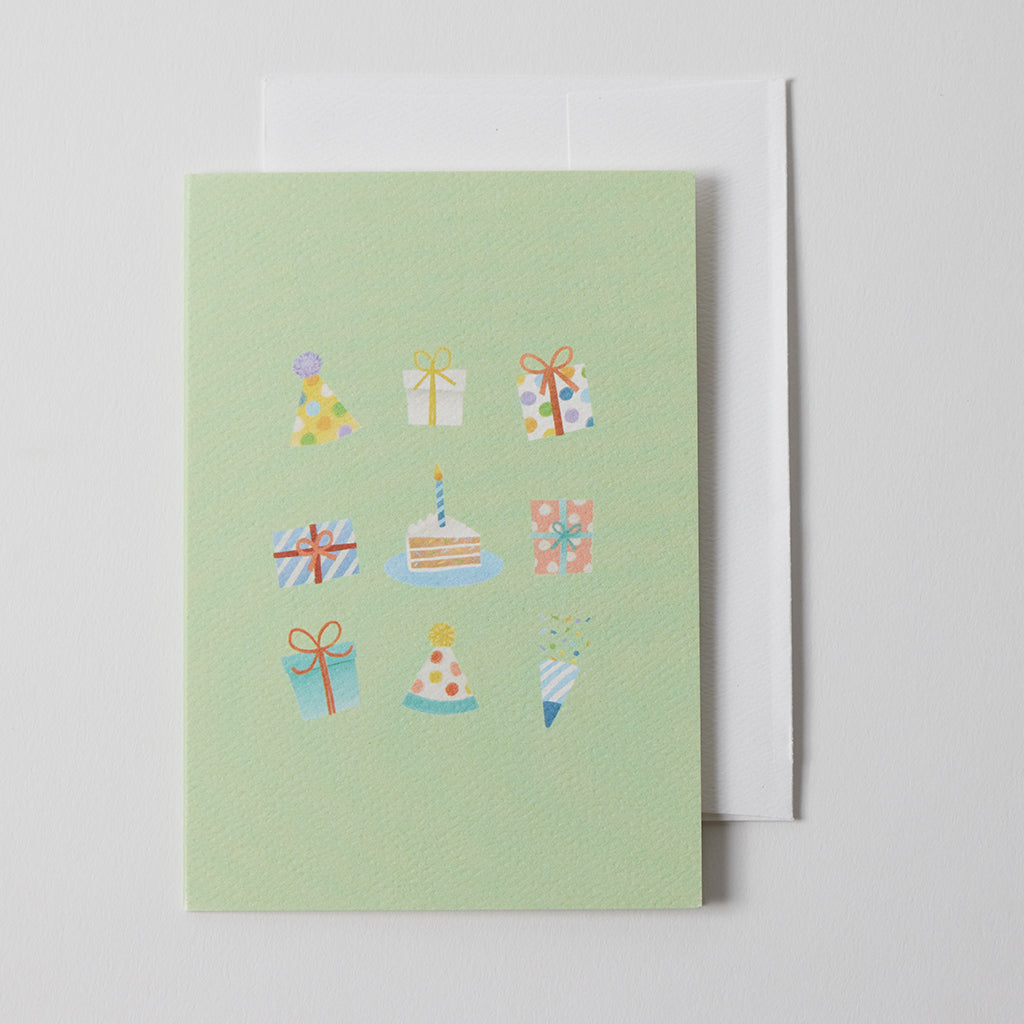 Green Gifts Birthday Card
