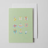 Green Gifts Birthday Card