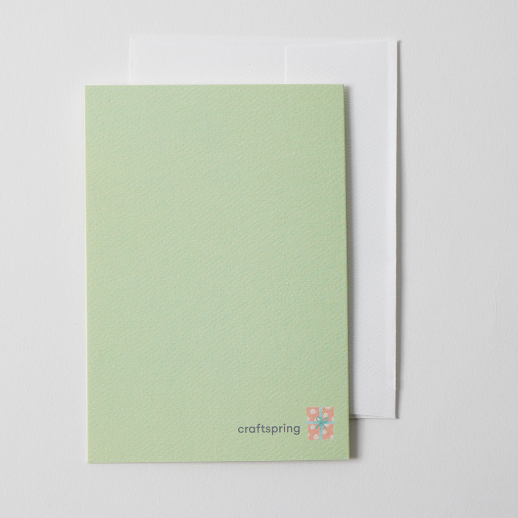 Green Gifts Birthday Card