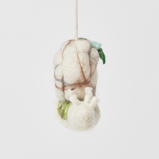 Green Slow Living Snail Ornament