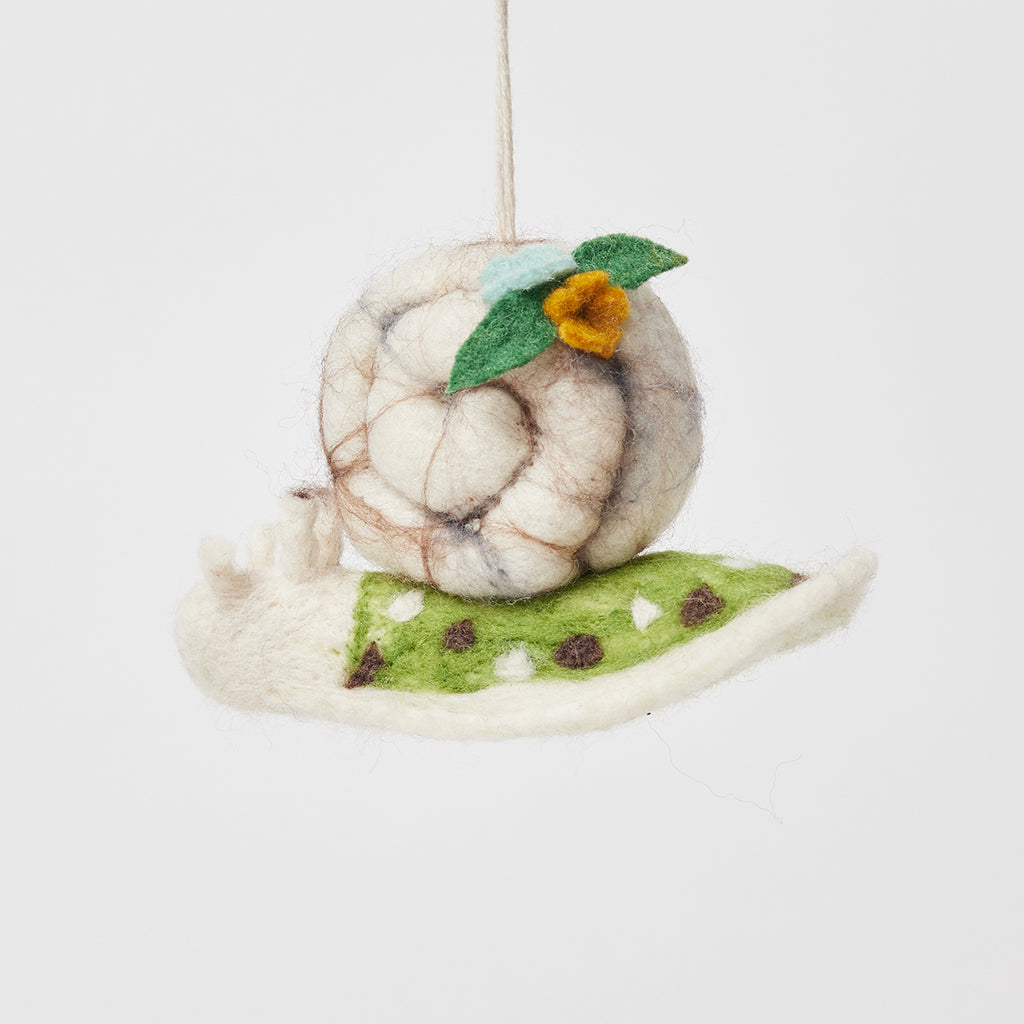 Slow Living Snail Ornament