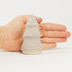 Gray & White Painted Ceramic Christmas Tree