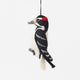 Celebrate the beauty and delicate details of woodland wildlife with this adorable handmade woodpecker ornament, a nature-inspired bird decoration perfect for nature lovers.