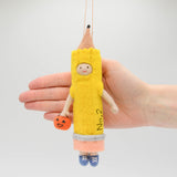 Halloween Pencil Trick-or-Treater Ornament