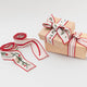 Embroidered Linen Ribbons - Set of 4