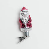 Santa German Glass Clip-On Ornament