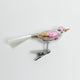 Rose Gold Bird German Glass Clip-On Ornament