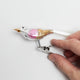 Rose Gold Bird German Glass Clip-On Ornament