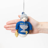 Hanukkah Snowman Ornament
