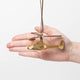 Helicopter Ornament - Antique Brass & Nickel