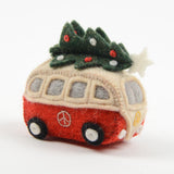 Christmas Tree Hippie Bus Ornament