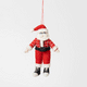 Hipster Santa Ornament