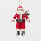 Hipster Santa Ornament