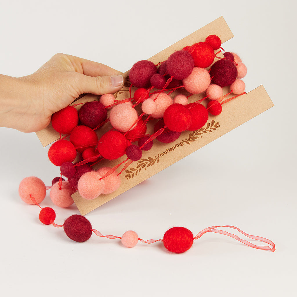 Holiday Brights Red Ball Garland