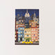 NYC Holiday View Postcard - Christmas At Night