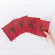 Red Holly Cocktail Napkins - Set of 4