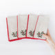 Natural Holly Linen Napkins - Set of 4