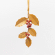 Holly Metal Ornament