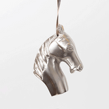 Horse Head Ornament - Pewter