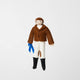 Horse Riding Equestrian Ornament - Brown Jacket