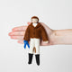 Horse Riding Equestrian Ornament - Brown Jacket