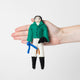 Horse Riding Equestrian Ornament - Emerald Jacket