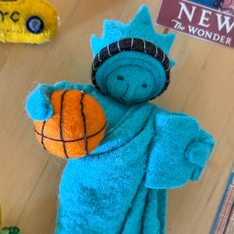 GO KNICKS!!! In honor of the history-making team, we're launching this celebratory version of our Lady Liberty best-seller. Ready to win! Ready to make history! Go New York Go New York Go!