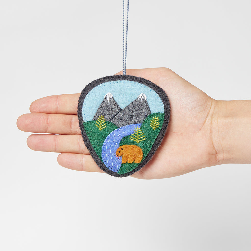 Into The Wild Badge Ornament