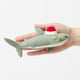 Jolly Santa Shark with Gift Ornament