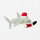 Jolly Santa Shark with Santa Leg Ornament
